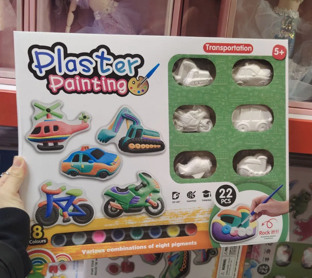 Zestaw Plaster Painting Transportation 22 szt. 5+