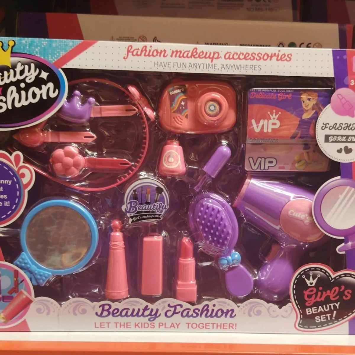 Zestaw zabawek Beauty Fashion do makijażu 3+