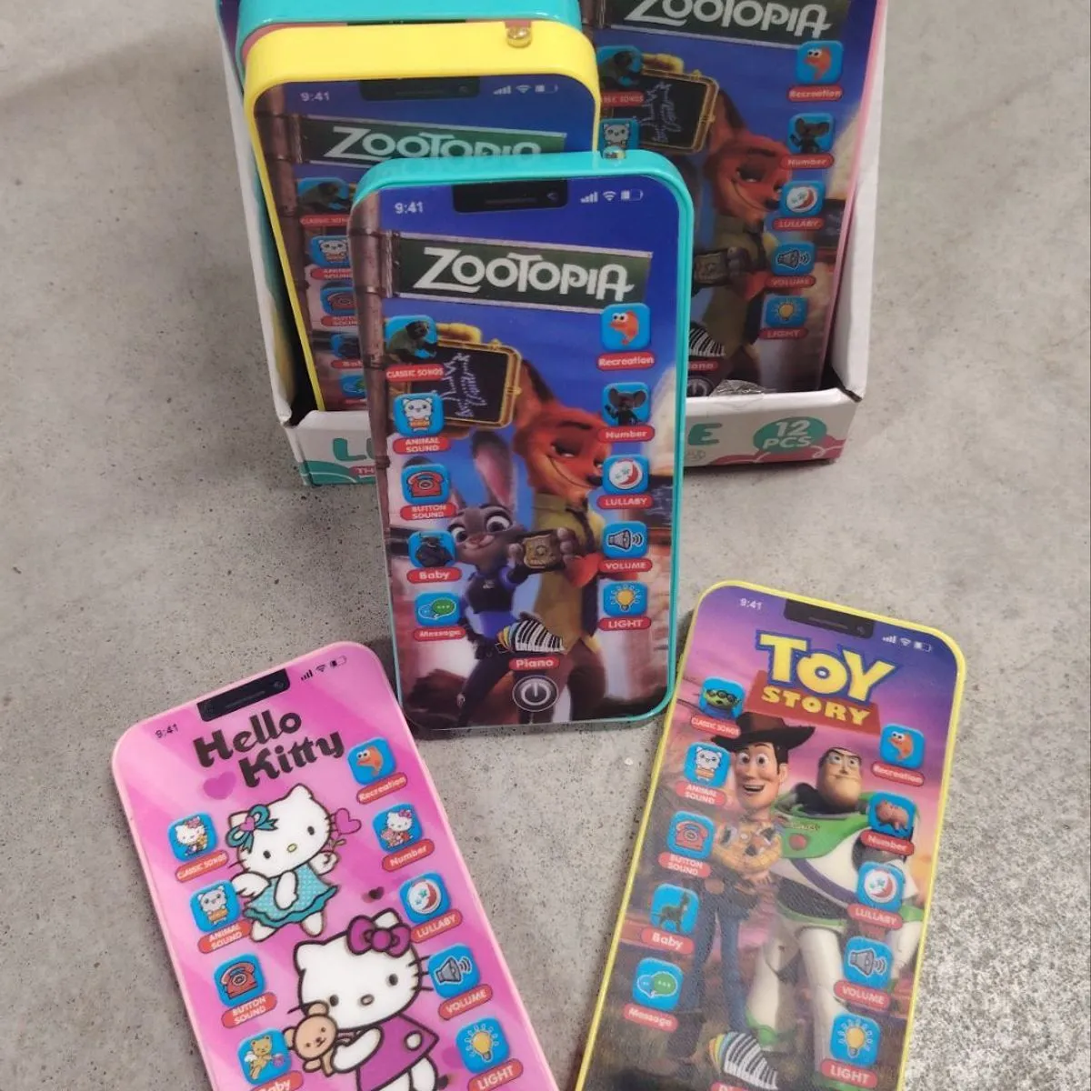 Zabawka Learn Phone Zootopia Hello Kitty Toy Story