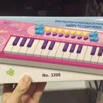 Zabawka elektroniczna Little Musician fortepian różowy No. 328