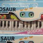 Elektroniczny organ dinozaur 18m+ zabawka muzyczna