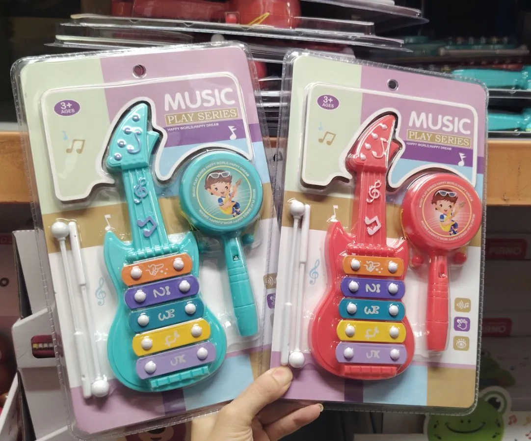 Zabawki Music Play Series gitara i tamburyn 3+