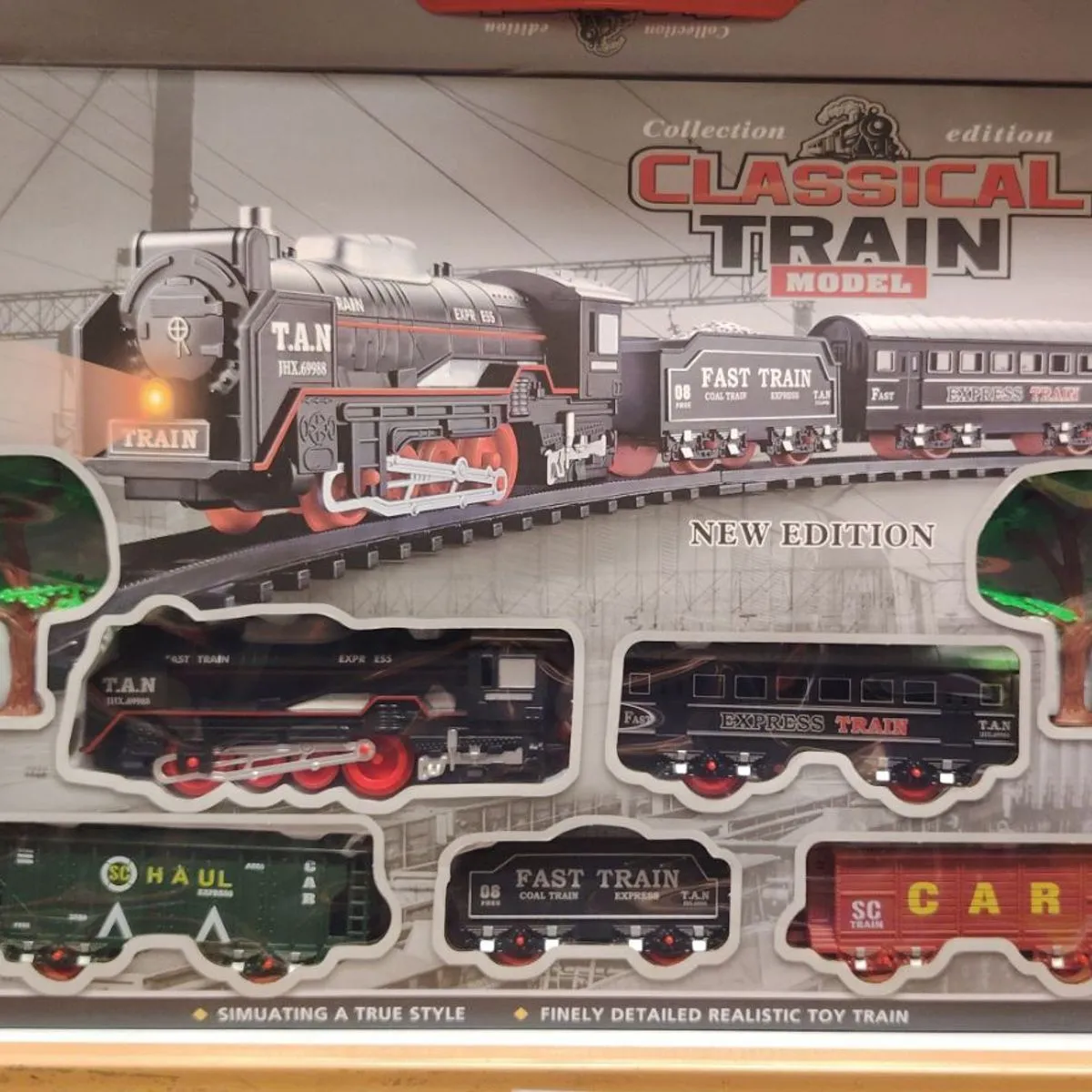 Model pociągu Classical Train z torami, 3+ lat