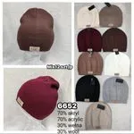 Czapki damskie beanie mix kolorów 70% akryl 30% wełna