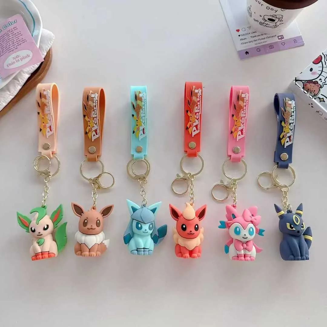 Breloki Pokémon Pikachu Chikorita Eevee 6 szt