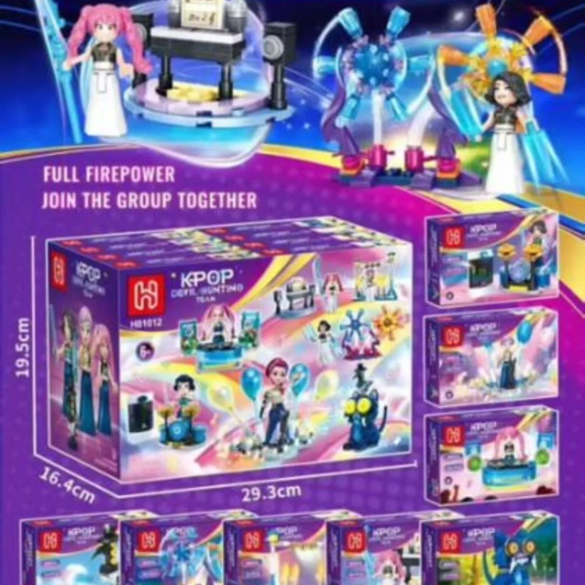 Zestaw klocków Kpop Devil Team Hunting 2022