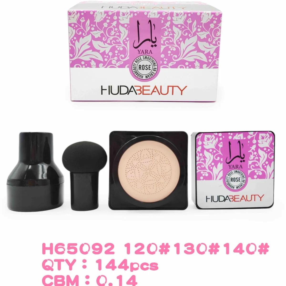 BB Krem HUDABEAUTY H650092 120#130#140# Yara Rose