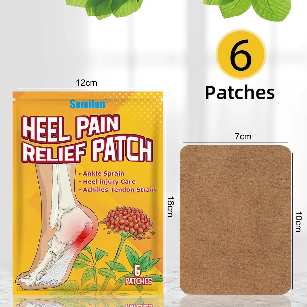 Plast Heel Pain Relief Patch 6 szt. 12x7 cm