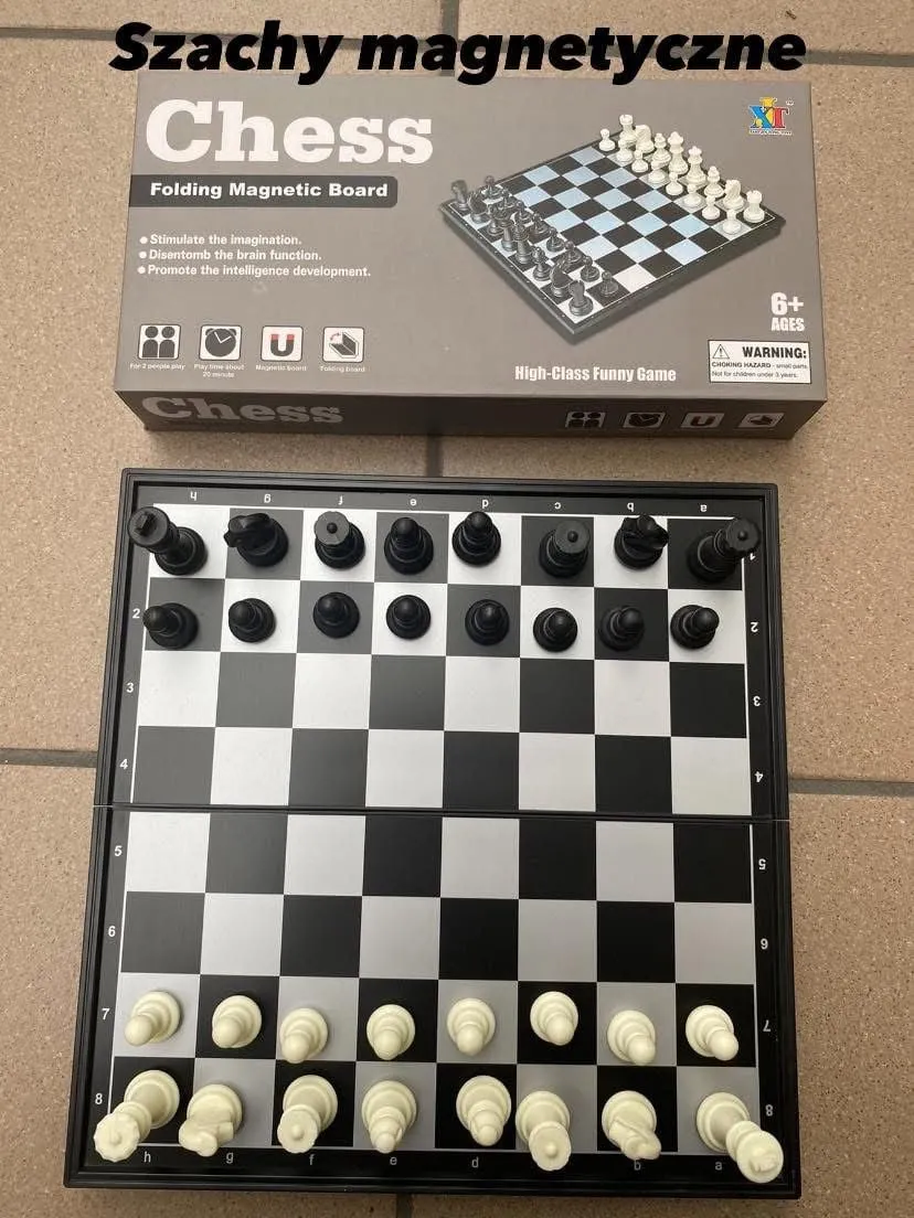 Szachy Magnetyczne Chess - Składana Plansza Magnetyczna