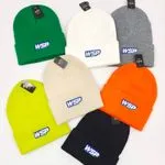 Czapki damskie beanie WSP multikolor, 12 szt/opak.