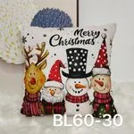 Poszewka Świąteczna 40x40cm z Elfami i Reniferem