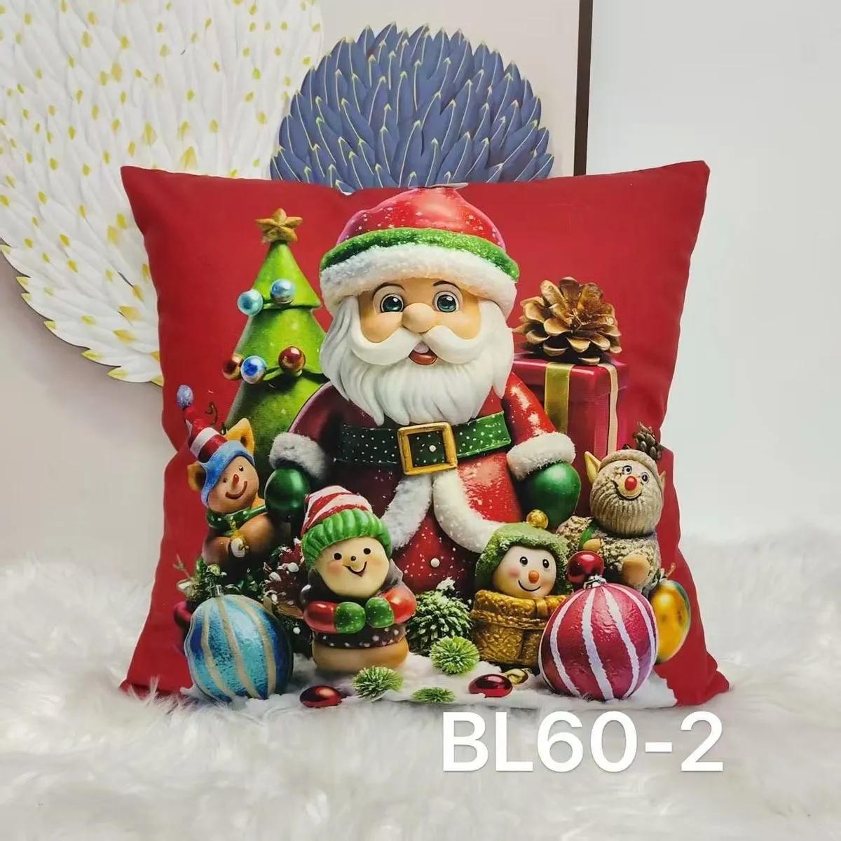Poszewka Świąteczny Santa Claus 40x40cm