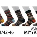 Skarpetki męskie wełniane wzorzyste 40-44/42-46 MIYY97255