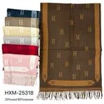 Szaliki damskie HXM-25318 20% wełna 80% wiskoza