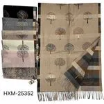 Szaliki damskie z motywem drzew HXM-25352