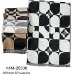 Szaliki damskie wzór geometryczny HXM-25308