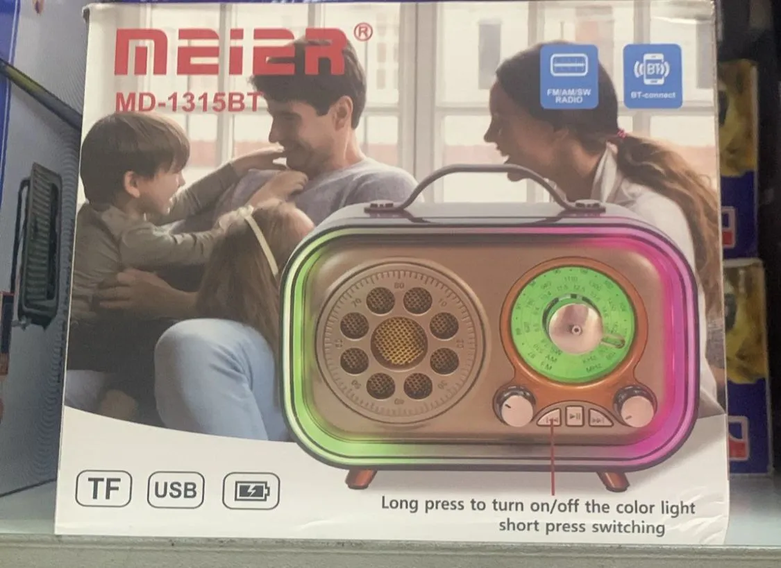 Radio vintage retro Meier MD-1318BT
