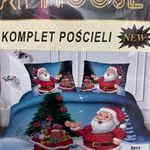 Komplet Pościeli 3cz Santa Claus 200/220 cm