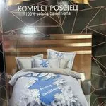 Komplet Pościeli 4cz 160/200 Satyna Bawełniana Renifer