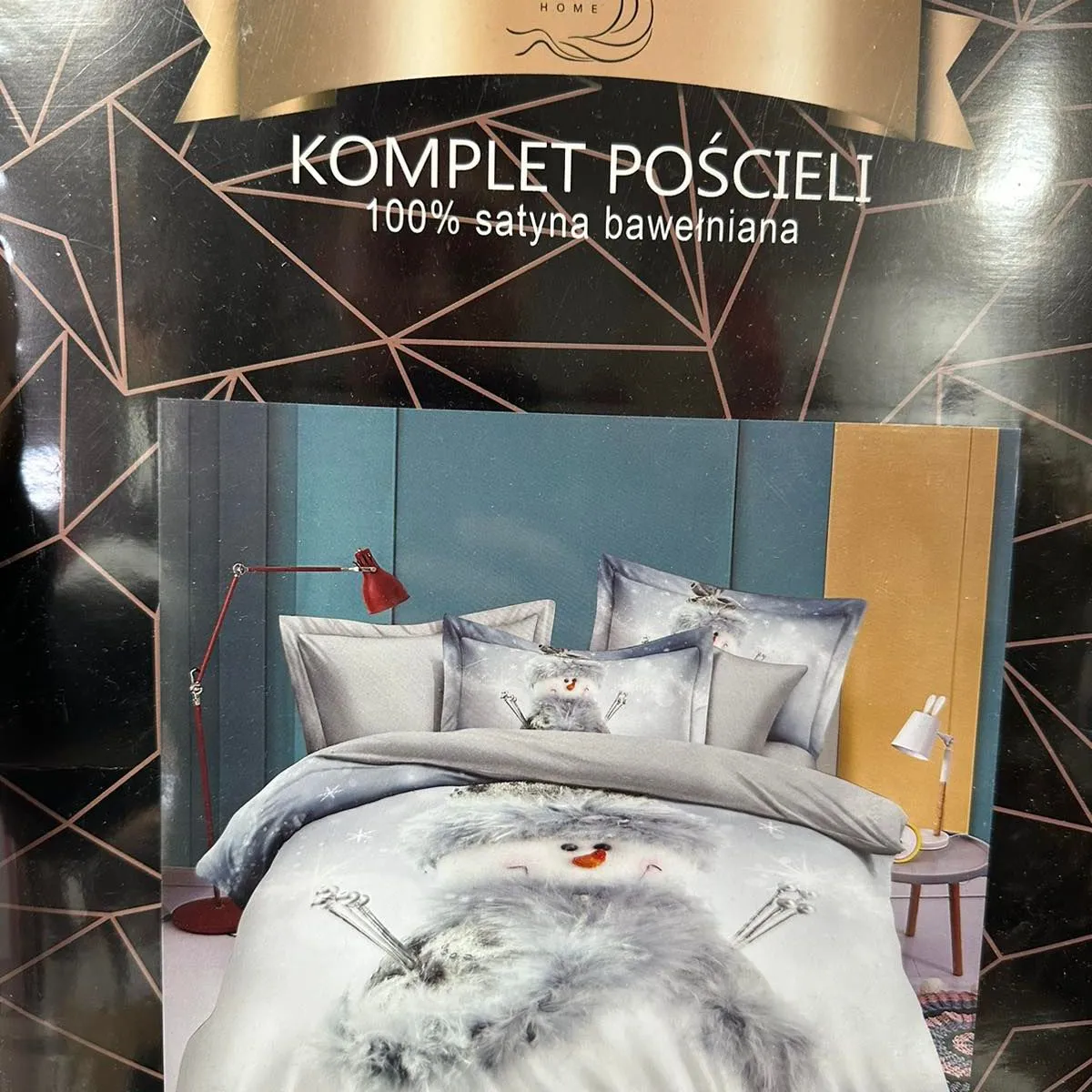 Komplet Pościeli 4CZ 160/200 100% Satyna Bawełniana