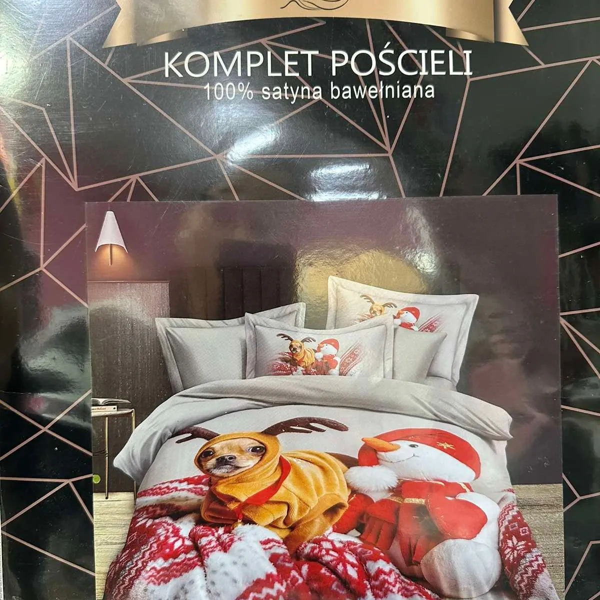 Komplet Pościeli 4CZ 160/200 100% Satyna Bawełniana