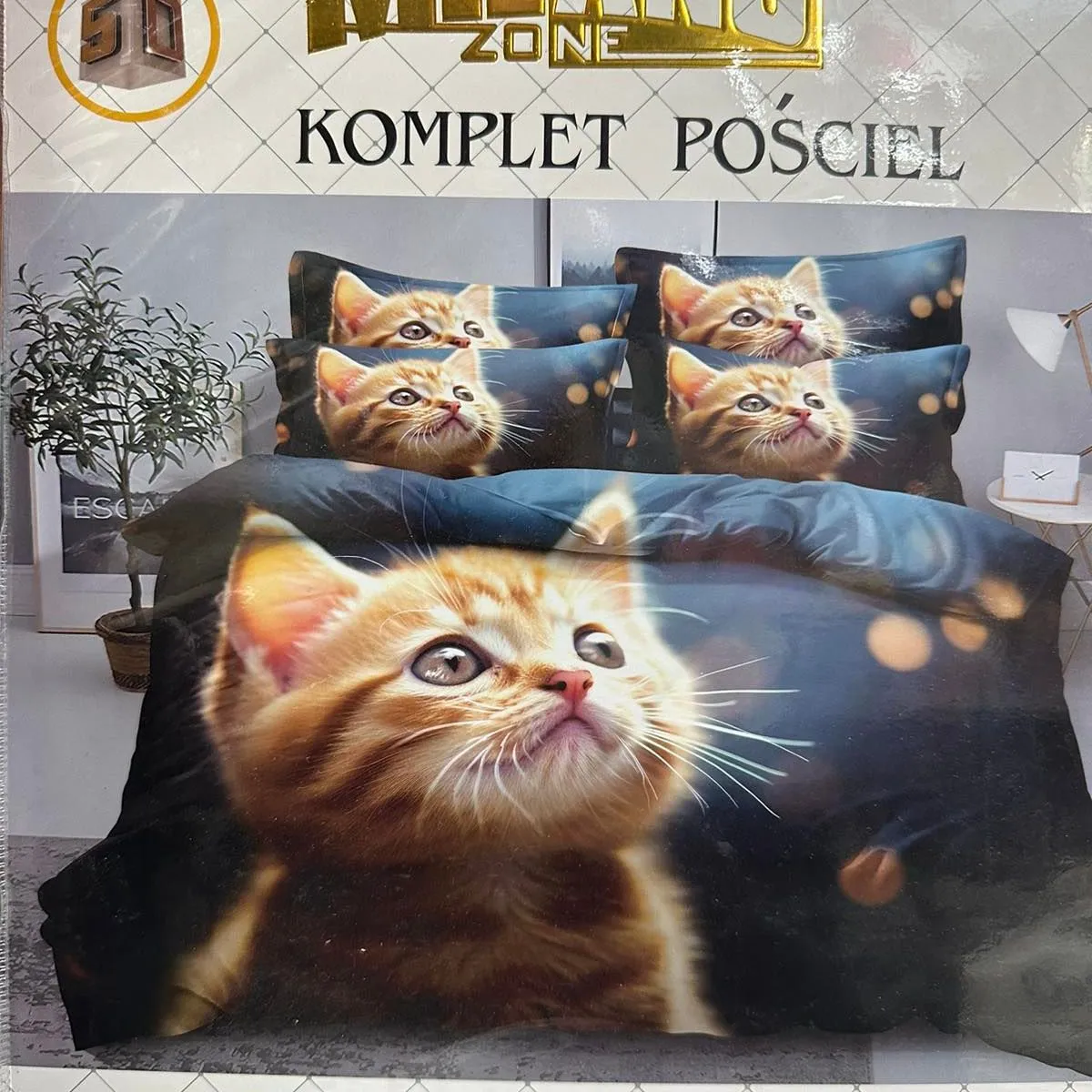 Komplet Pościel 4CZ 160/200 MilanoZone Koty