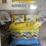 Komplet Pościel 4CZ Milano 160/200 Żółty z Króliczkiem