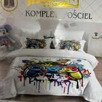 Komplet Pościel 4CZ 160/200 Milano kolorowy gaming