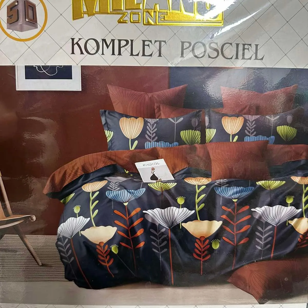 Komplet Pościel 4CZ MilanZone 160/200 kwiatowy