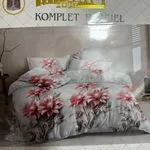 Komplet Pościel 4CZ Milano Zone 160/200 Różowe Kwiaty