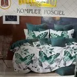 Komplet Pościel 4cz Multio 160/200 Motyl Zielony