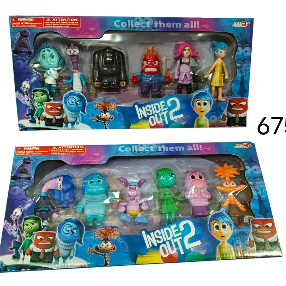 Zabawki Figurki Inside Out 2 Zestaw Kolekcjonerski