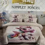 Komplet Pościel 4CZ 160/200 Milano z Jednorożcem