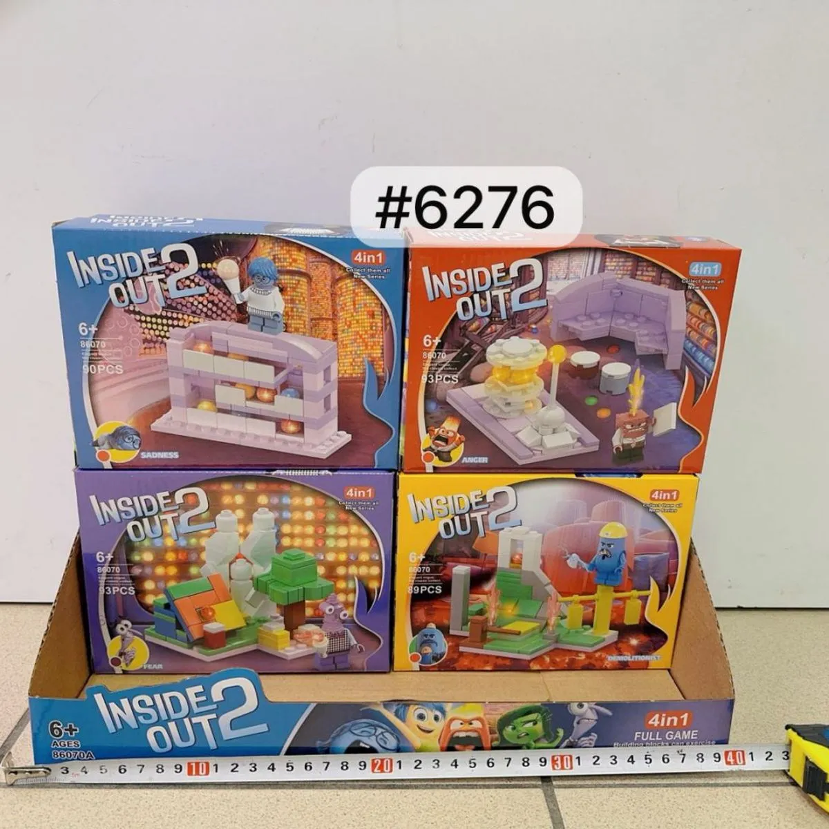 Klocki Inside Out 2 zestaw 4in1 #6276