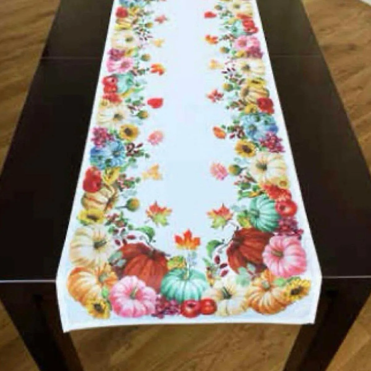 Bieżniki stołowe 60/120 cm jesienne motywy kwiatowe