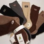 Skarpetki damskie UGG style, zestaw wielokolorowy