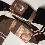 Skarpetki damskie długie 4 pary różne kolory