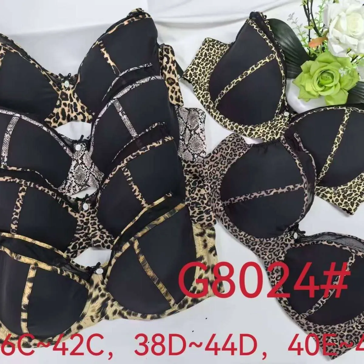 Biustonosz Damski Push-up G8024# Rozm. 36C-42C, 38D-44D, 40E-46E