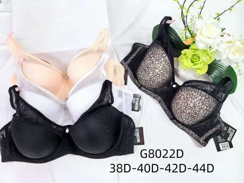 Biustonosz damski G8022D rozmiary 38-44 beż/czarny/biały