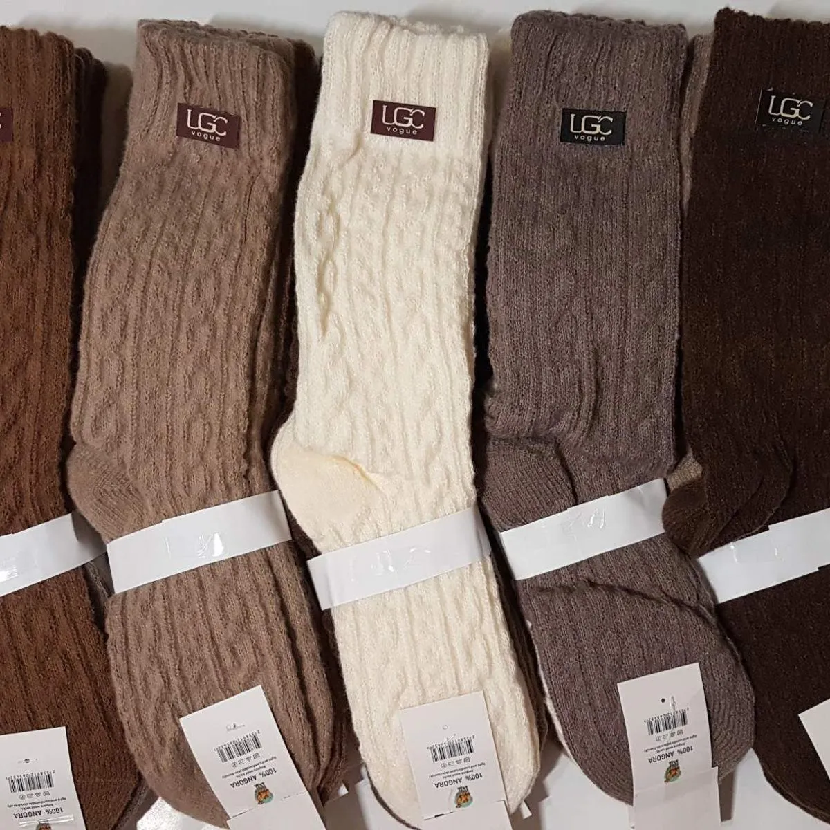 Skarpetki damskie UGG warkoczowe 5 kolorów