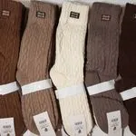 Skarpetki damskie dzianinowe w 6 kolorach beżowych