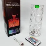 Lampka stołowa Rose Diamond USB z pilotem RGB