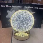 Lampka stołowa Star Moon z kryształu