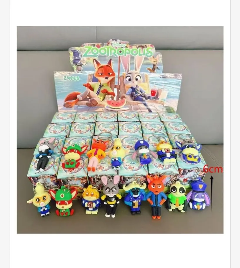 Zootopia Zootropolis Figurki Breloki 6cm