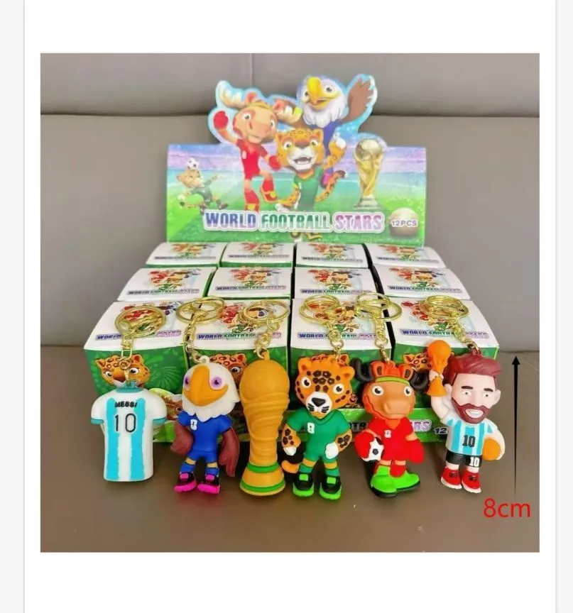 Breloki Figurki Piłkarze World Football Stars 8cm