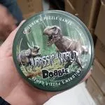 Karty Dobble Jurassic World w metalowej puszce