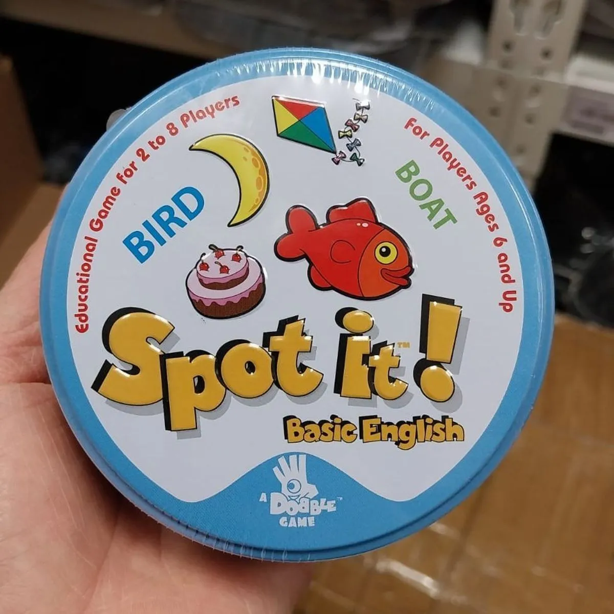 Zabawkowa gra karciana Spot It! Basic English