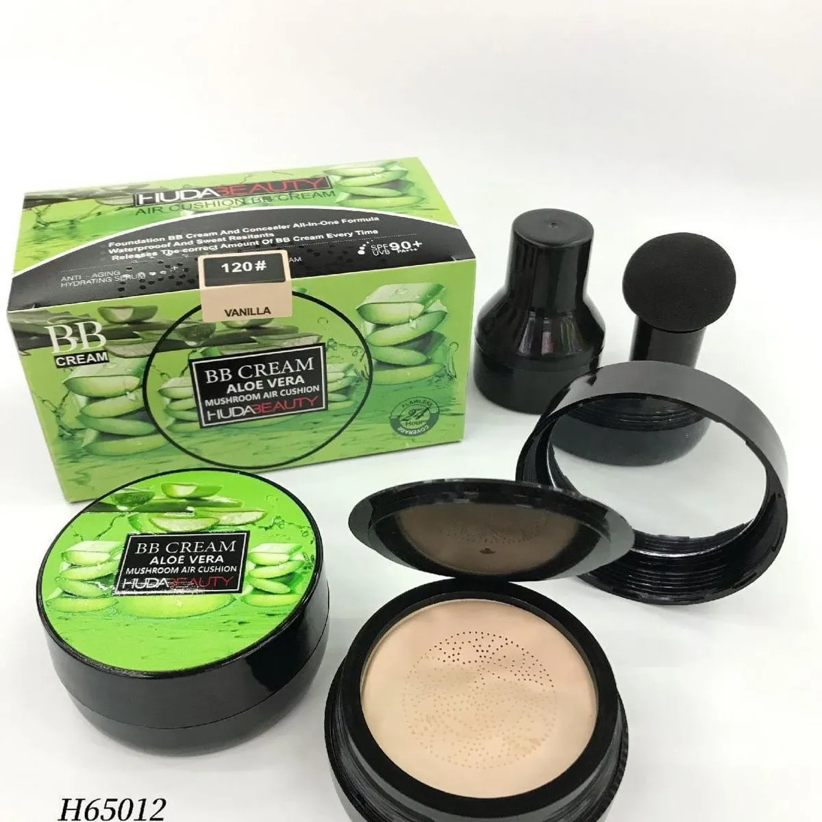 Krem BB Huda Beauty z Aloesem i Pędzlem 14ml