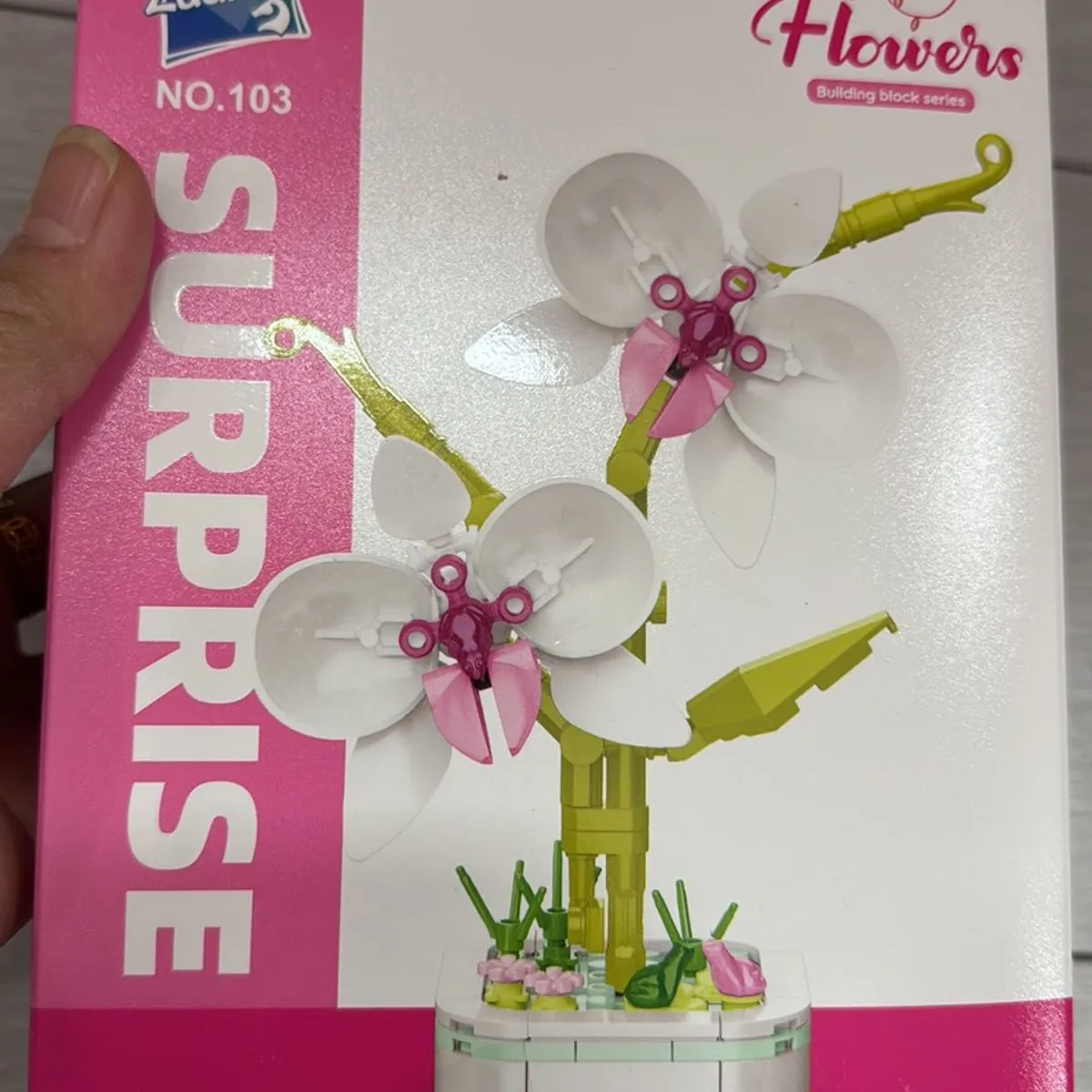 Zestaw klocków Flowers No.103 Mix Kwiaty