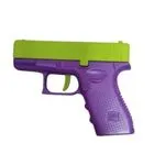 Mini Plastikowy Pistolet Fioletowo-Zielony
